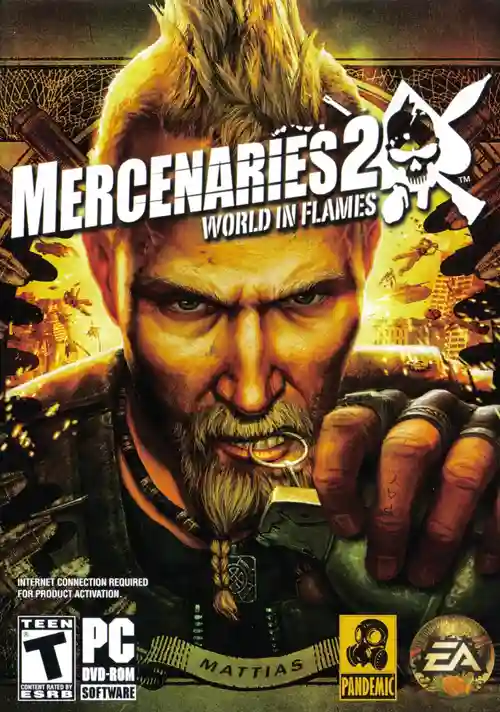 Mercenaries 2: World in Flames Cover Art
