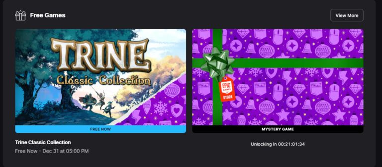 Epic Games Store Gifts Trine Classic Collection for Free Today – 4 Magical Platformers Await