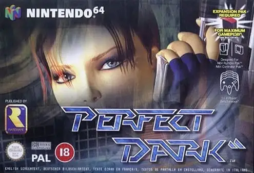 Perfect Dark n64 cover