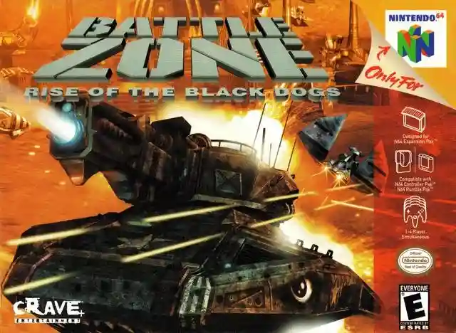 Battlezone: Rise of the Black Dogs N64 Cover