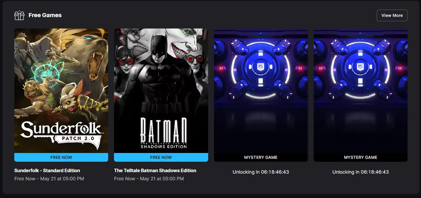 Epic Free gives away Batman Teelltale