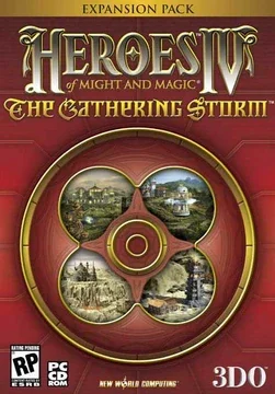 Heroes of Might and Magic IV: The Gathering Storm Cover Art