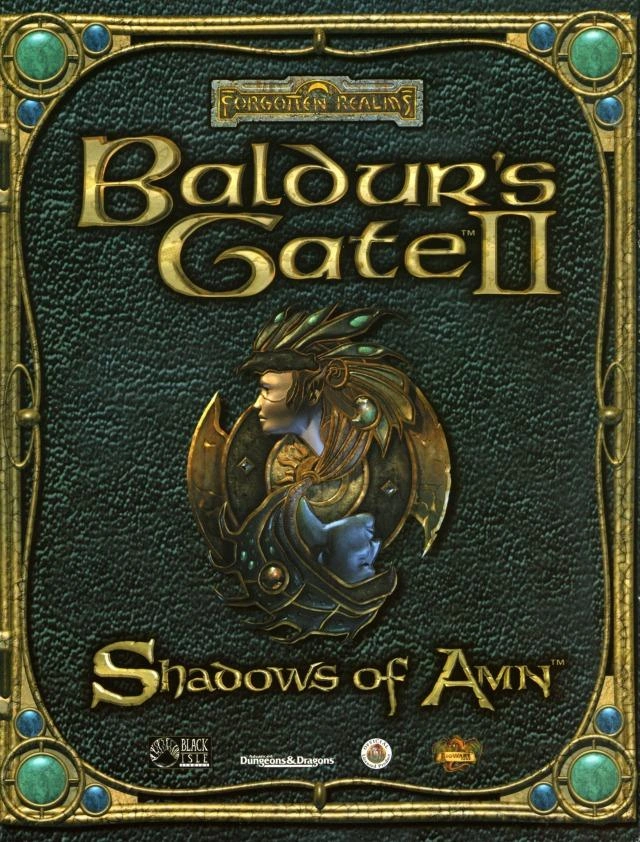 Baldur’s Gate II: Shadows of Amn Cover Art