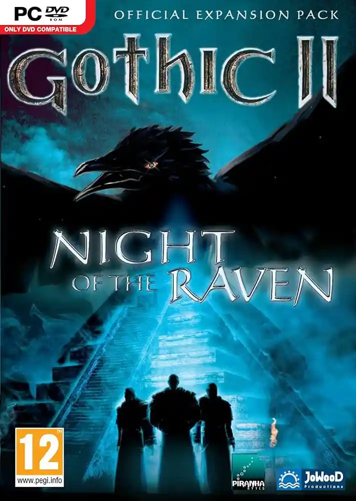 Gothic II: Night of the Raven Cover Art in English