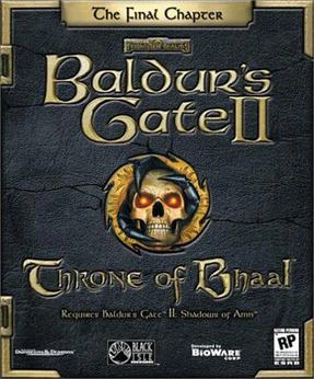 Baldur's Gate II: Throne of Bhaal Box Art
