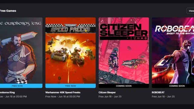 Epic games gives away ouroboros and speed freeks