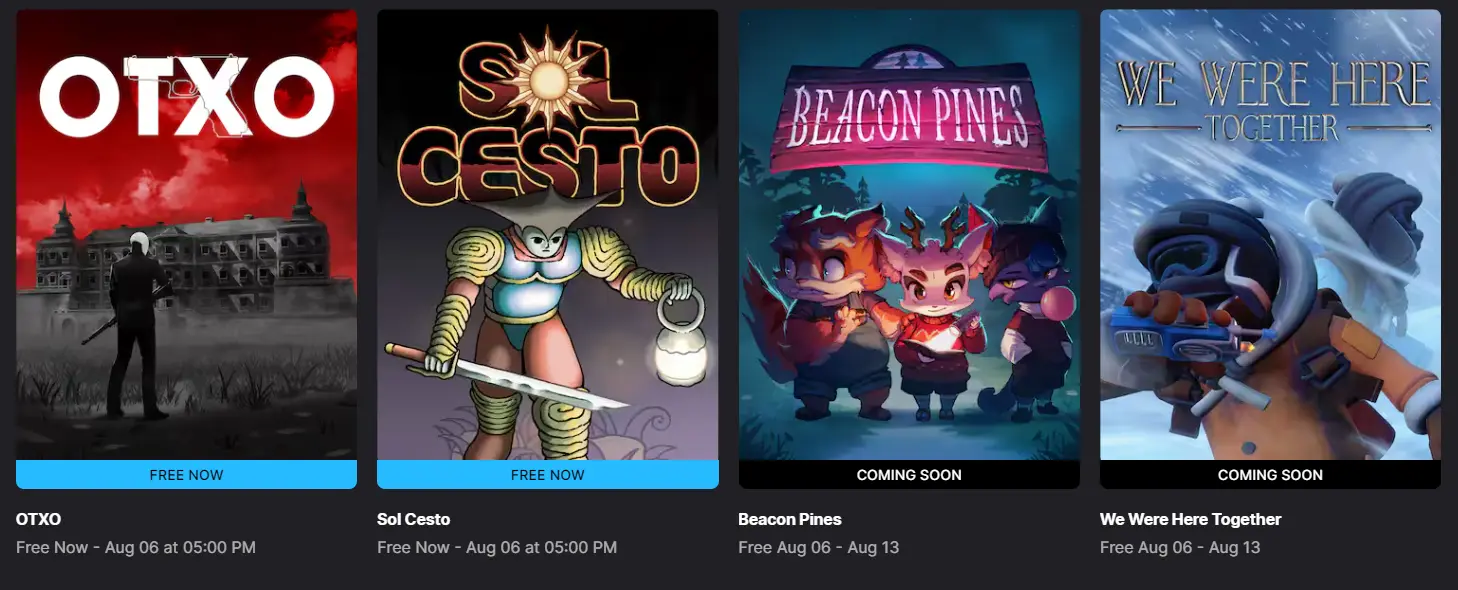 OTXO and Sol Cesto are free on Epic Games
