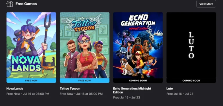Nova Lands and Tattoo Tycoon Are Free on Epic Games Store Right Now